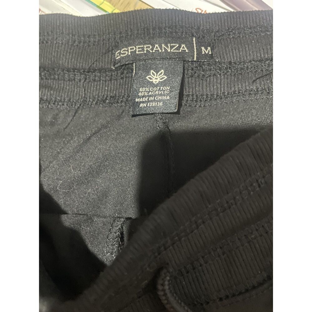 Y2K Black Esperanza Mini Skort Floral Embroidery Medium - Picture 4 of 8